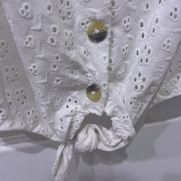 Cute, White, Women's Blouse - Picture 7 of 7